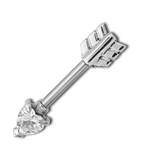 STAHLPFEIL MIT KRISTALL